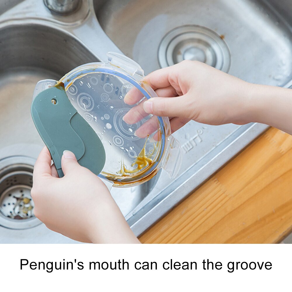 1Pcs Zachte Schrapers Multifunctionele Schraper Olie Plaat Leuke Cartoon Schrapen Olie Schraper Cleaning Tools Keuken Gadgets Bakken tool