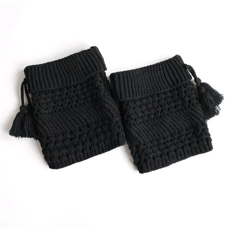 Crochet Boot Socks Women Leg Warmers Ladies Dance Socks Winter Warm Socks Soild Leg Warmers