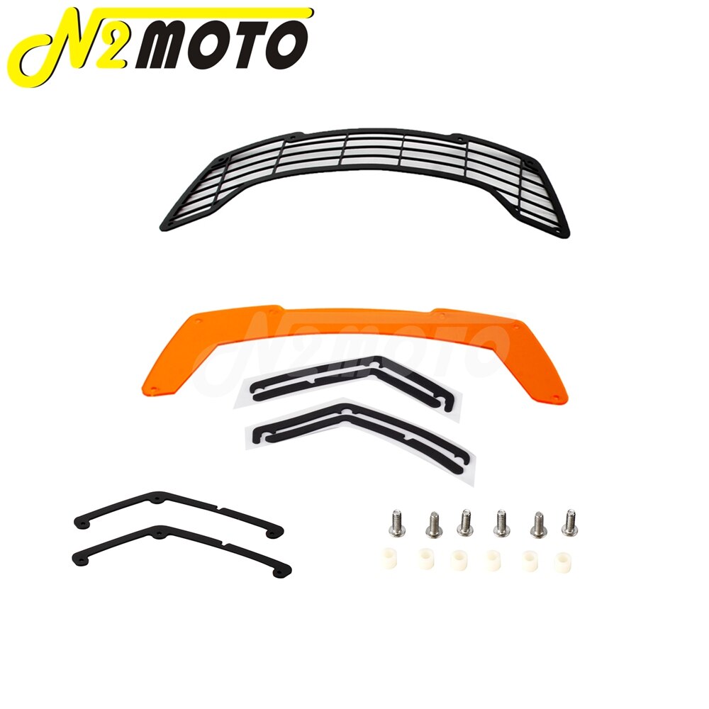 Qiilu Grille de phare 6.5 pouces rétro moto montage latéral phare rond