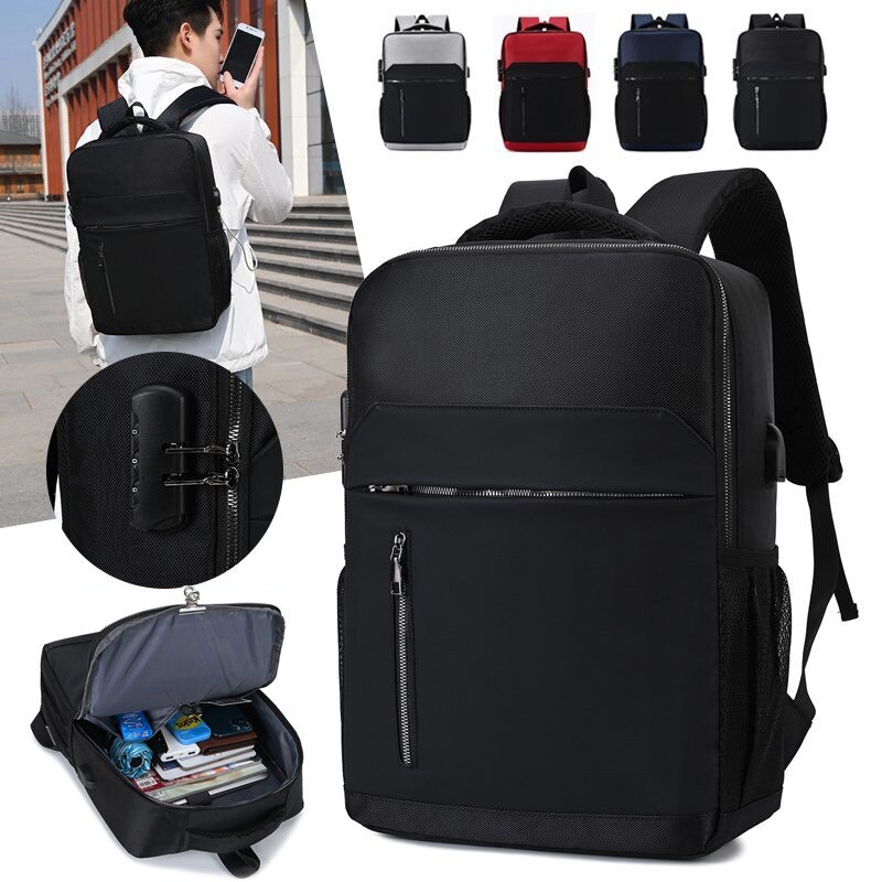 Männer Rucksack 15,6 Zoll Laptop Rucksack Anti-diebstahl Reise Bagpack Wasserdichte College Student Schule Taschen Schul