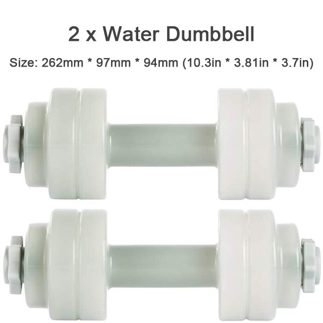 Reise Gewichte Wasser Gefüllt Hanteln für Mann &Ampere; Frauen Einstellbar Hanteln 0.2 ~ 2,2 £ ÜSpund Fitness Gewichtheben Ausbildung: grau