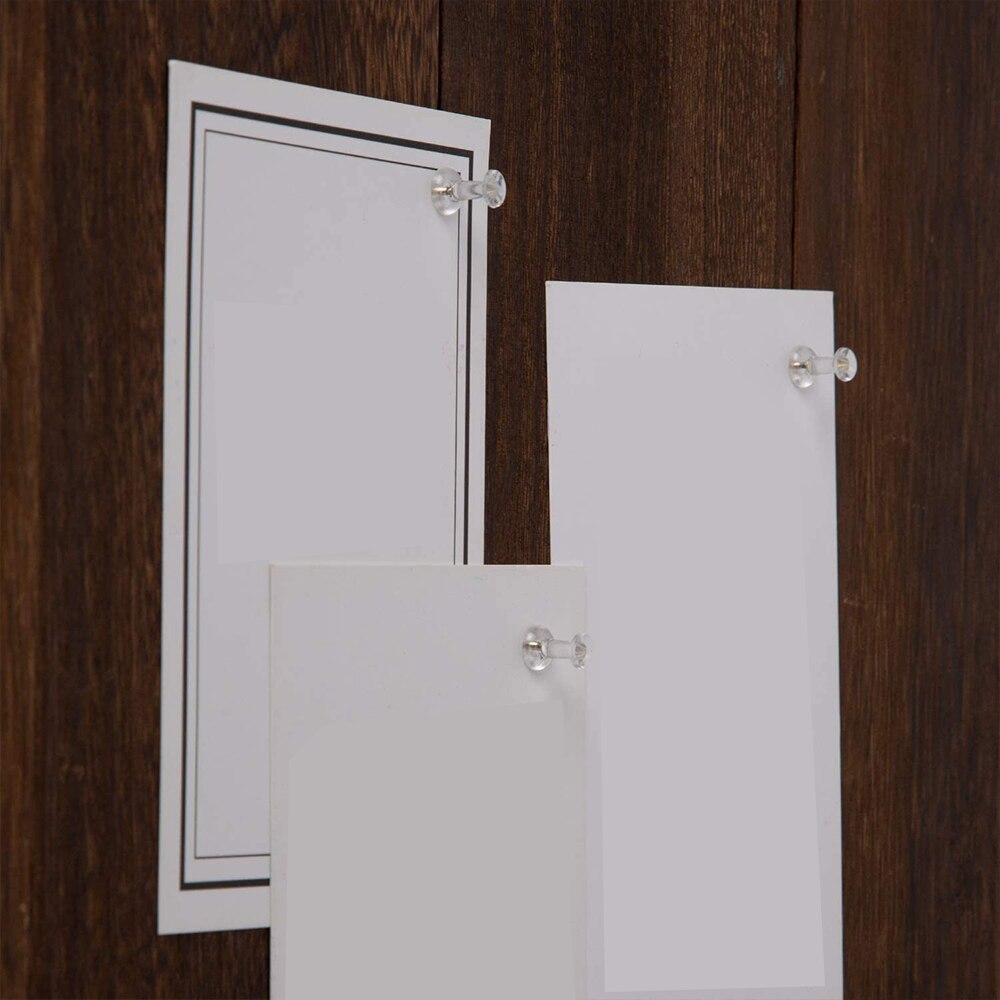 200pcs/box Transparent Push Pins Thumb Thumbtack Board Pins Drawing Soft Nail Photo Wall For Study Office School Supplies