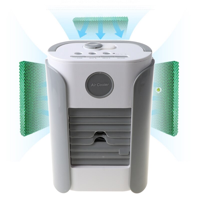 Air Conditioner Air Cooler Humidifier Purifier Portable For Home Room 3 Speeds A2UE