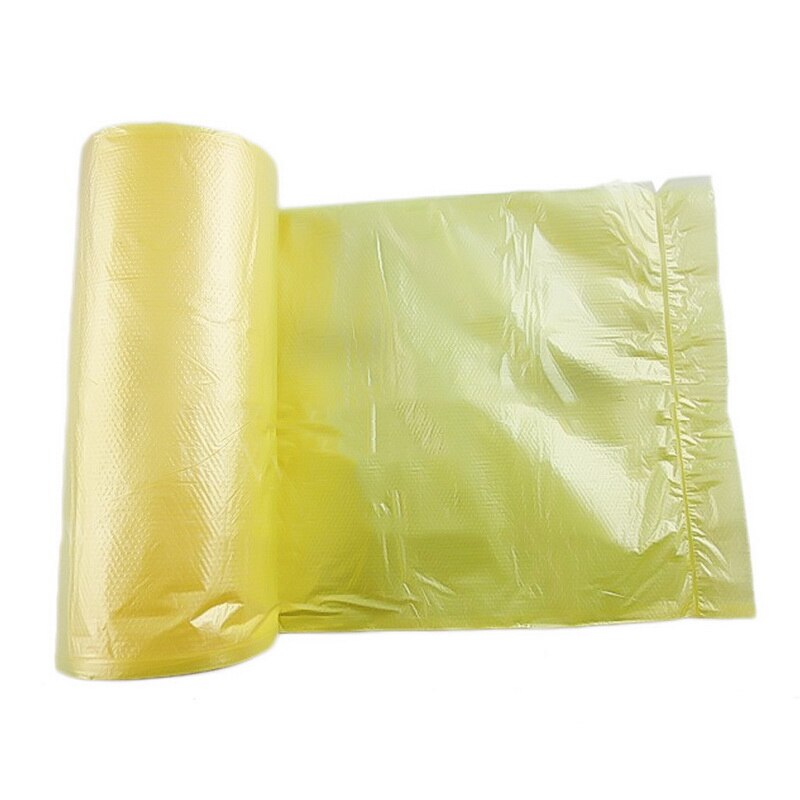 Sac poubelle cuisine pratique | 30 pièces/rouleau, couleur unique, épaissi, point de cassure, sac de déchets de nettoyage One-off, sac poubelle en plastique de 45x55cm: G197973A