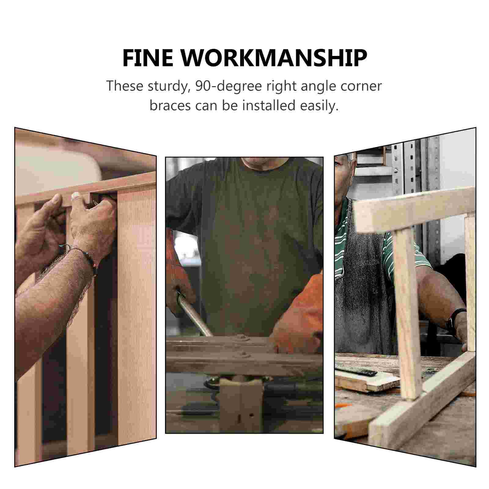 10pcs 2 Hole 90 Degree Inside Corner Bracket for Aluminum Extrusion Profile