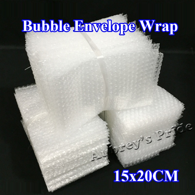 100Pcs 15x20cm Bubble Envelopes Wrap Bags Pouches Packaging PE Mailer Packing Package