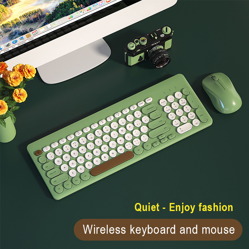 2,4G Drahtlose Tastatur Und Maus Kombination Tragbare Gaming Tastatur Mute-Taste Mini Tastatur Und Maus Kit PC Gamer LaptopUSB