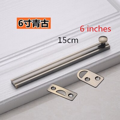 Professionelle Durcheinander Türen Rutsche verriegeln sperren Fenster Bronze- Riegel Möbel Verdeckte Schlösser Schlecht Bolzen Staub Beweis Rohr: 14