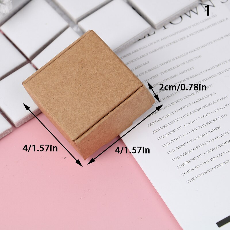 15 stuks geschenkdozen kraftpapier wit, 10 x 10 x 10 cm kartonnen dozen, kartonnen dozen met deksel, geschenkdoos vierkant voor geschenken, feest, verjaardag, bruiloft