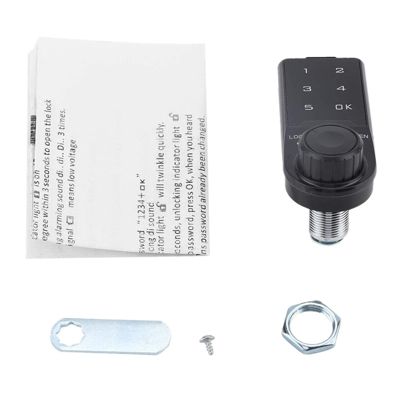 Electronic Cabinet Lock Contact Keypad Password Access Lock Digital Security Cabinet Coded Locker for Access Control System