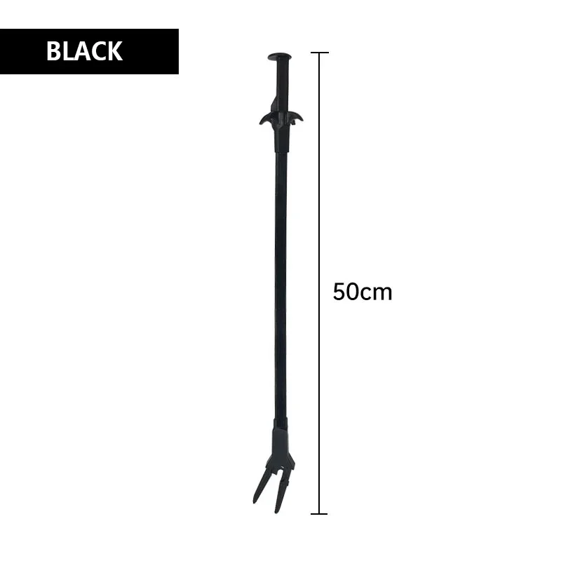 Pinzas de plástico para acuario de 50Cm, herramientas de limpieza multiusos para alimentación de pecera, herramienta de limpieza con Clip, accesorios para acuario: Default Title