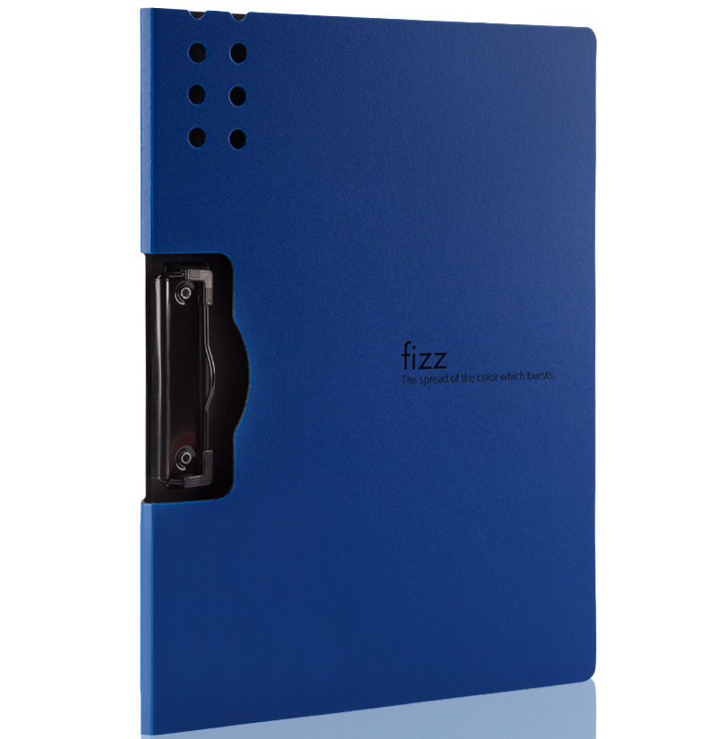 file folder PP board a4 horizontal folder multifunction file clip board for students office school supplies business: horizontal-blue