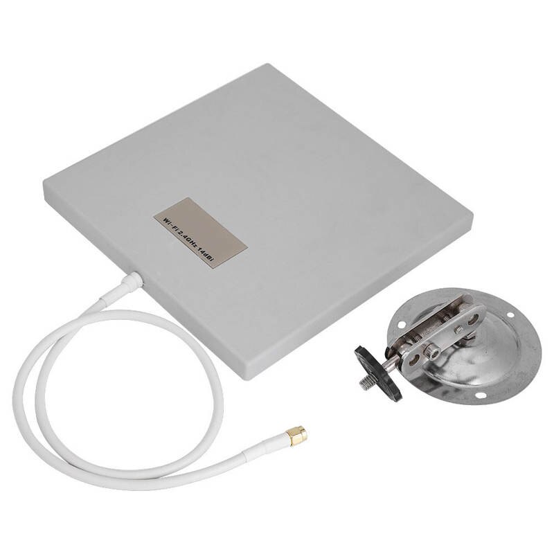WiFi Router Extender Antenna Panel Aluminum Ultra thin 2.4Ghz High Gain 14 dbi Weatherproof Directional Flat Panel WIFI Antenna