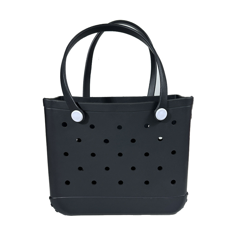 Boggs Bag Extra Large Tote Shoulder Handbag EVA Rubber Waterproof Basket Women Tote Boggs Bag for Travel: S / Pink