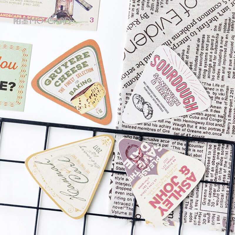 30pcs/pack American Boxed Message Greeting Postcard Birthday And Party Cards Photos Style Student Suppiles