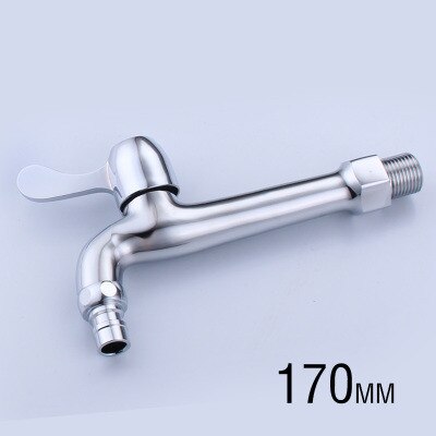 Brass Washing Machine Faucet Wall Mounted Single Brass Handle Washer Tap Bibcocks Fast On Faucet: Green