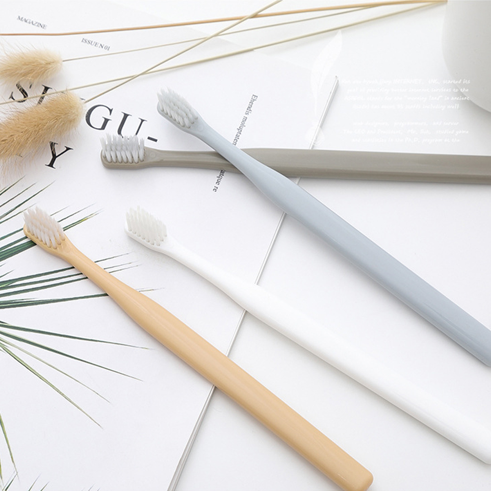 4pcs/set Toothbrush Small Head Japanese Style Household Oral Care Adult PP Soft Hair Healthy Anti Bacteria High End Eco Friendly