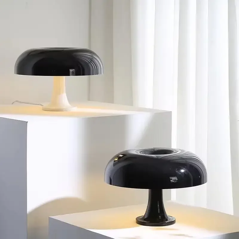 Led Paddestoel Nordic Tafellampen Klassieke Decoratie voor Hotel Nachtkastje Slaapkamer Woonkamer Traploos Dimmen Minimalistische Bureaulampen