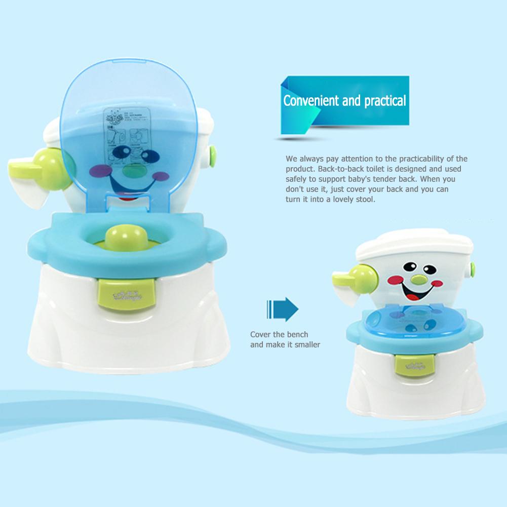 Kids Training Potty Chair Cute Baby Potty Multifunction Toilet Seat Girls Boy Pot for Household Babies Toilet Supply