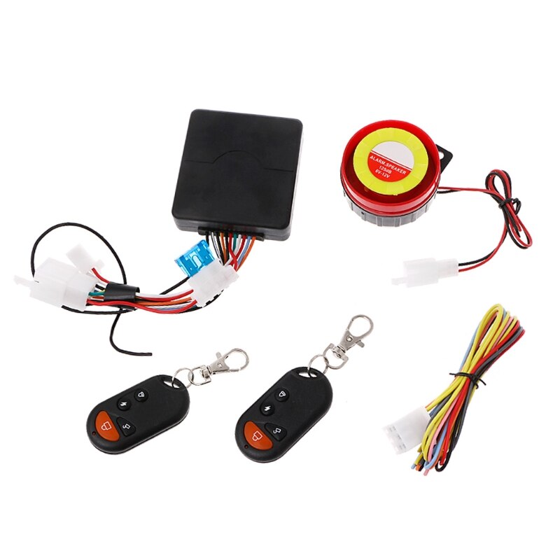 Bike Motorcycle Security Alarm System Immobiliser Remote Control Engine Start