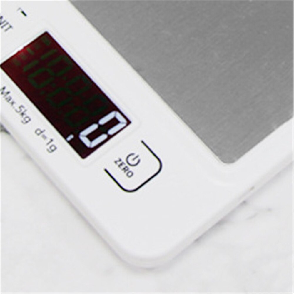 USB Powered Digital LCD Scale Kitchen Balance 5kg /1g Multifunction Food Scale for Baking Cooking Home Weigh Electronic Scales