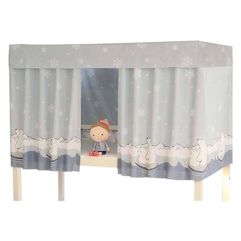 Ensemble de rideaux de lit superposé à impression créative, tissu occultant anti-poussière pour lit simple, fournitures Textiles pour la maison: 10