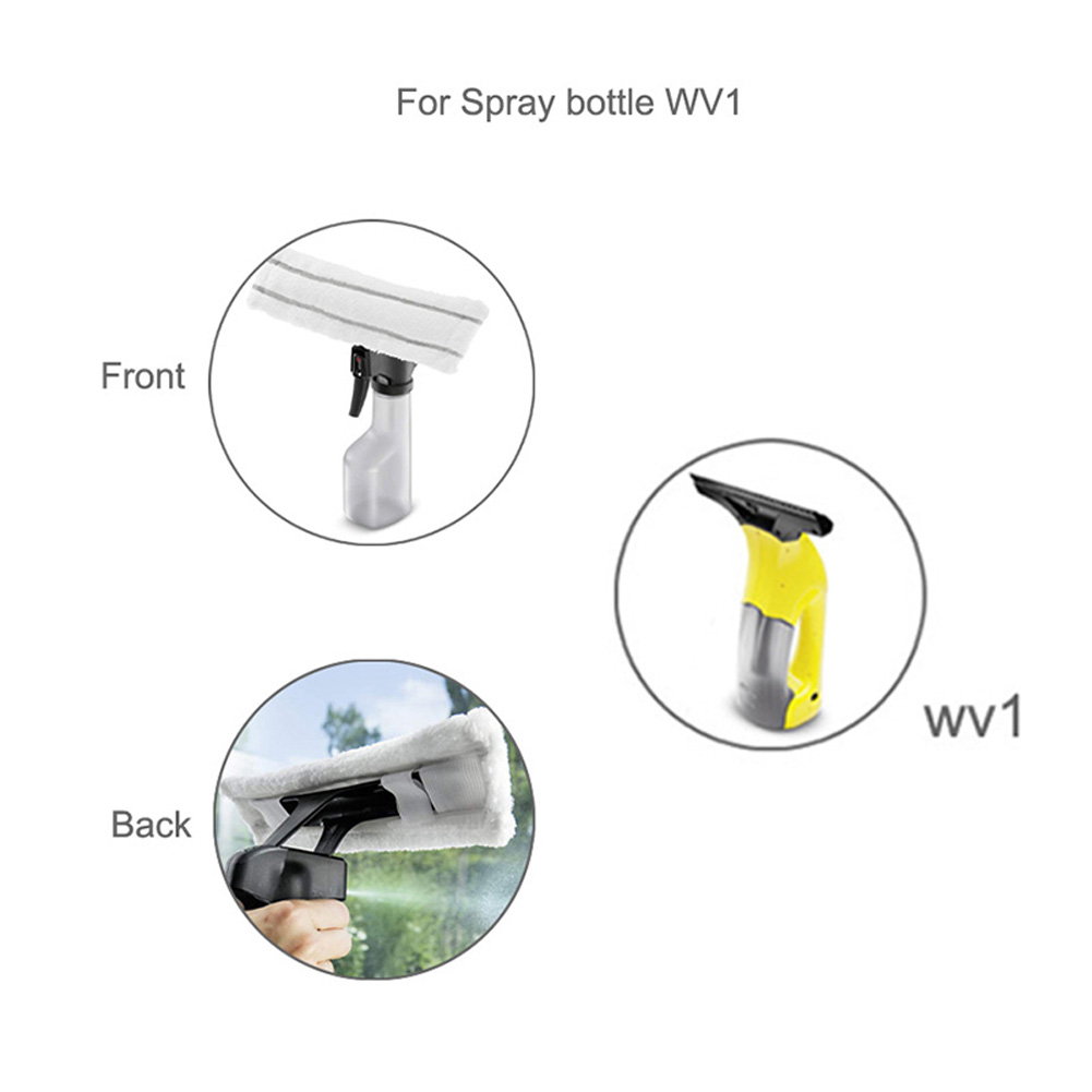 2PCS Microfibre Mop Cloths For For WV1 WV50 WV75 Casement Cleaning Machine Household Supplies Cleaning Vacuum Parts In Stock