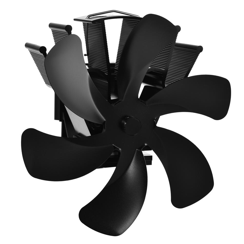 Ventilateur de poêle 6 lames pour poêle à bois ou poêle à granulés ventilateur de cheminée maison tranquille répartition efficace de la chaleur