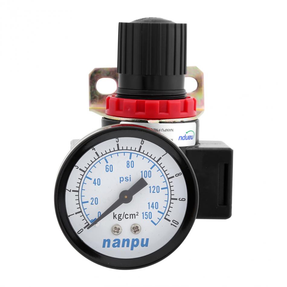 BR3000 G3/8'' Pressure Regulating Regulator G3/8'' Air Control Compressor Pressure Regulating Regulator Valve With Gauge