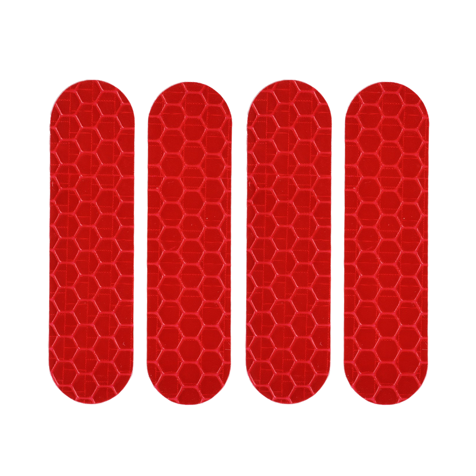 Autocollants réfléchissants pour roue avant et arrière, pour Scooter électrique HX X7 X8, fourche avant, moyeu de roue arrière, bande de protection, pièces et accessoires: Rouge