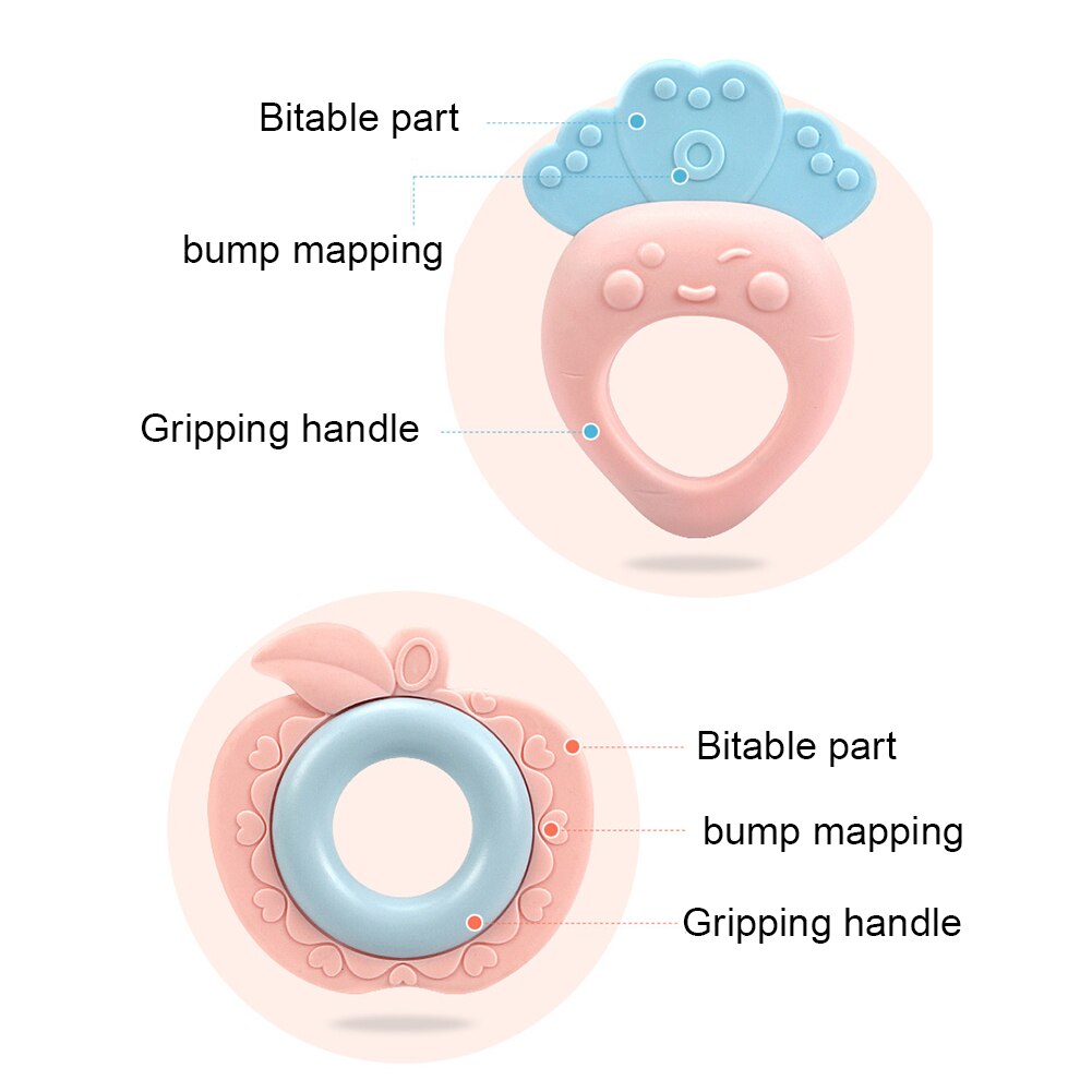 15 sztuk/zestaw cukierki kolor grzechotka 0-12 miesięcy dziecko ręka dźwięk pierścień gryzienie ząbkowanie gryzak zabawka dla niemowlaka