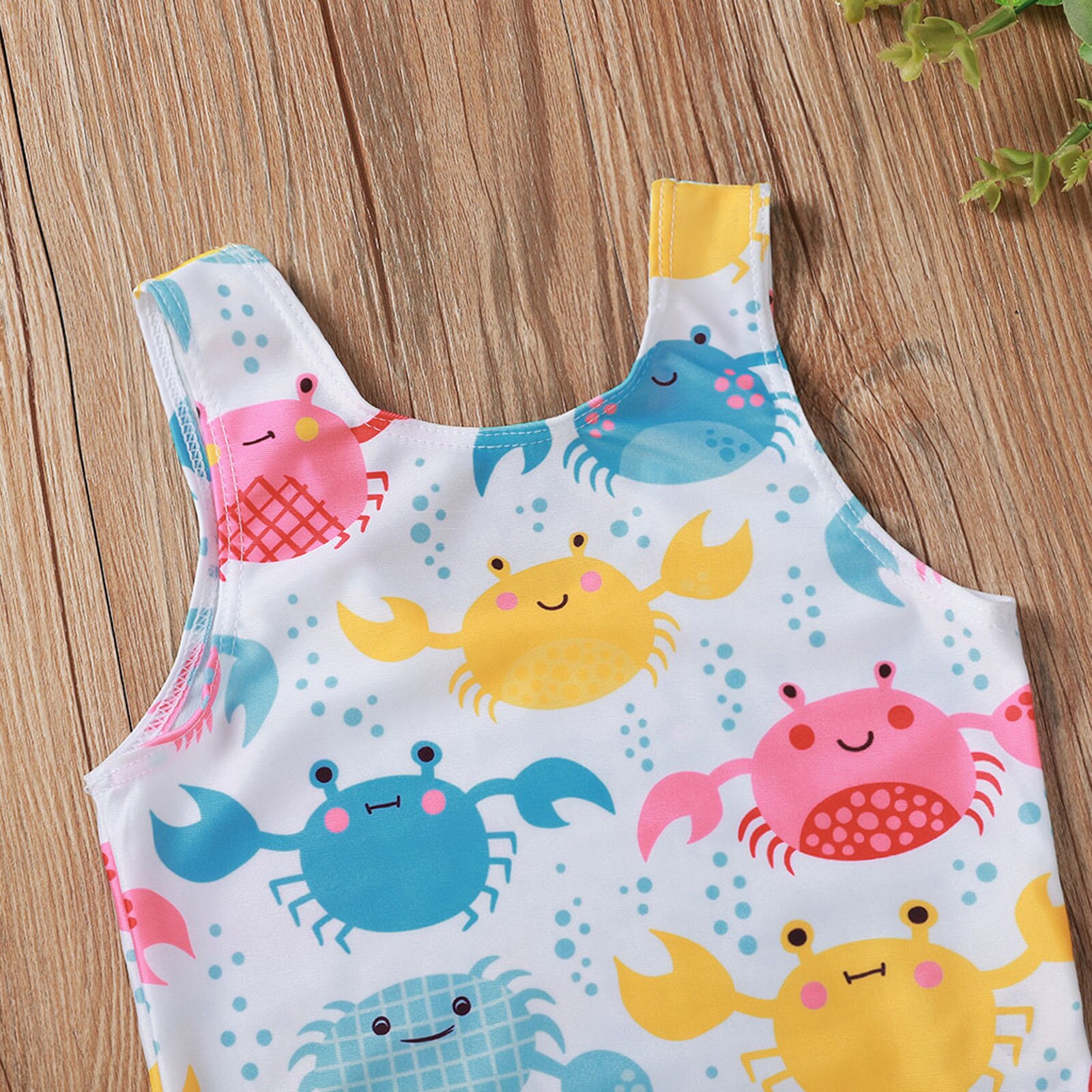 Kids Swimsuit Toddler Kid Baby Girl Cartoon Print Bikini One-Piece Swimwear Swimsuit Beachwear ropa de baño niña