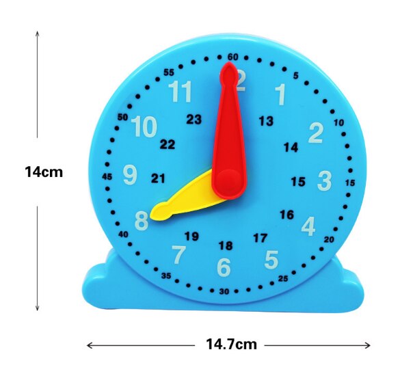 2 Kleuren Klok Baby Educatief Speelgoed Voor Kinderen Leren Tijd