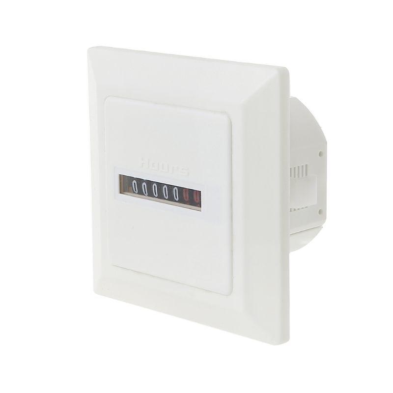 Compteur carré de minuterie de HM-1 numérique 0-99999.9 heure mètre jauge 0.3W AC220-240V / 50Hz AC J6PC directe
