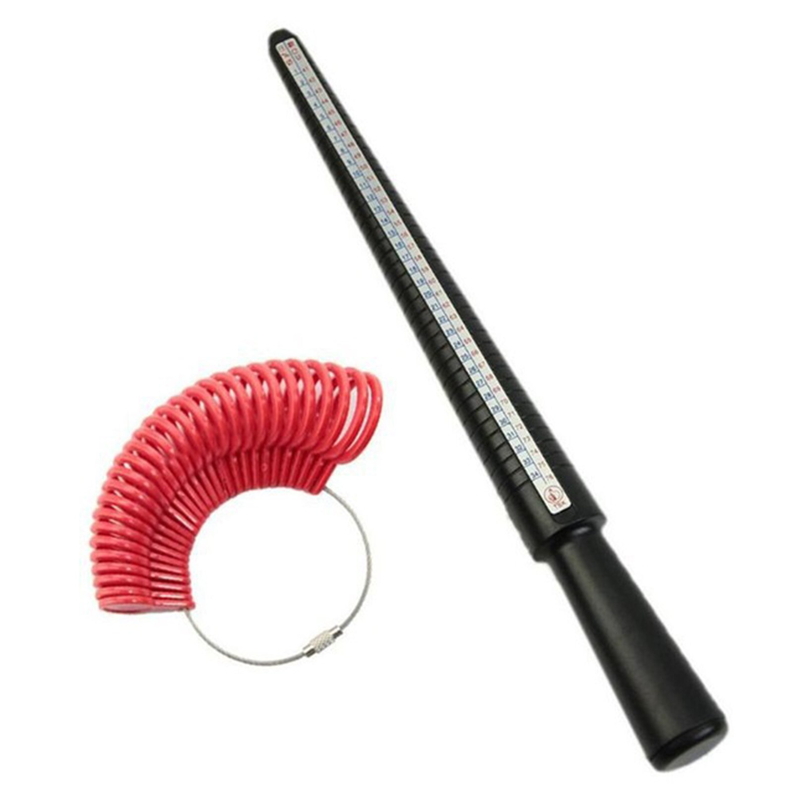 Finger Sizers Gauge Kit Finger Sizing Ruler Ring Stick Jewelry Making Tools Portable Measurement Equipment DIY Measuring Tool: A4