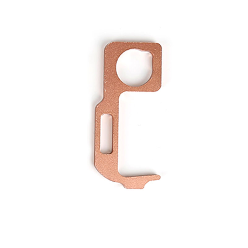 No Touch Key Door Opener Keys Chave Portable Hygiene Hand No Touch Key Handle Key Anti-contact ZERO-TOUCH Key Buckle Isolation: 06