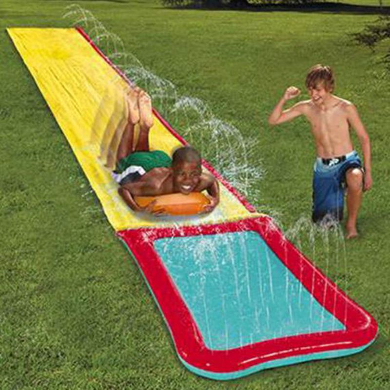 Giant Splash Sprint Water Slide Fun Gazon Glijbanen Zwembaden Voor Kinderen Zomer Games Outdoor Speelgoed