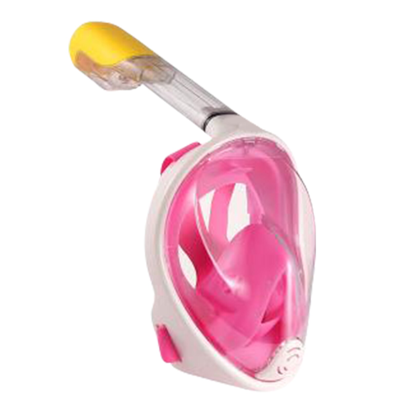 Scuba Snorkeling Set Full Face Anti Fog Mask Anti-leakage Underwater Diving Face Protector For Adults Swimming Snorkel Mask Set: Pink / S/M