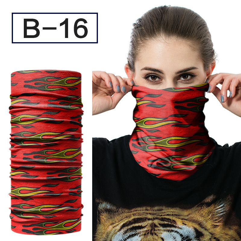 Solid Bandana Multifunctionele Magic Bicyle Hoofdband Sjaal Zachte Gezichtsmasker Naadloze Tubular Unisex Sjaals Hals Gait: B-16