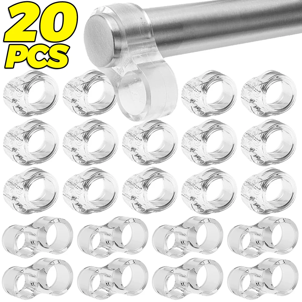 20/1Stck Türgriff Stopper Silikon Puffer Zauberstab Schutz Tür Knopf Stoßstange Möbel Geschützt Absturz Pads Anti-kollision Ringe