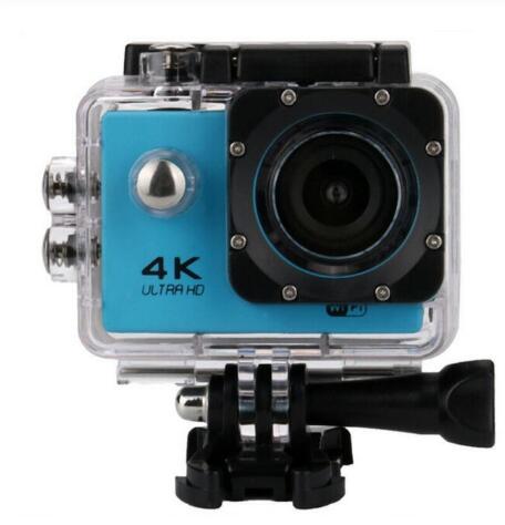 SJ9000 Wifi 4K 1080P Ultra HD DVR DV Camcorder 30M Wasserdichte Helm Camcorder: Blau / mit 32GB TF Karte