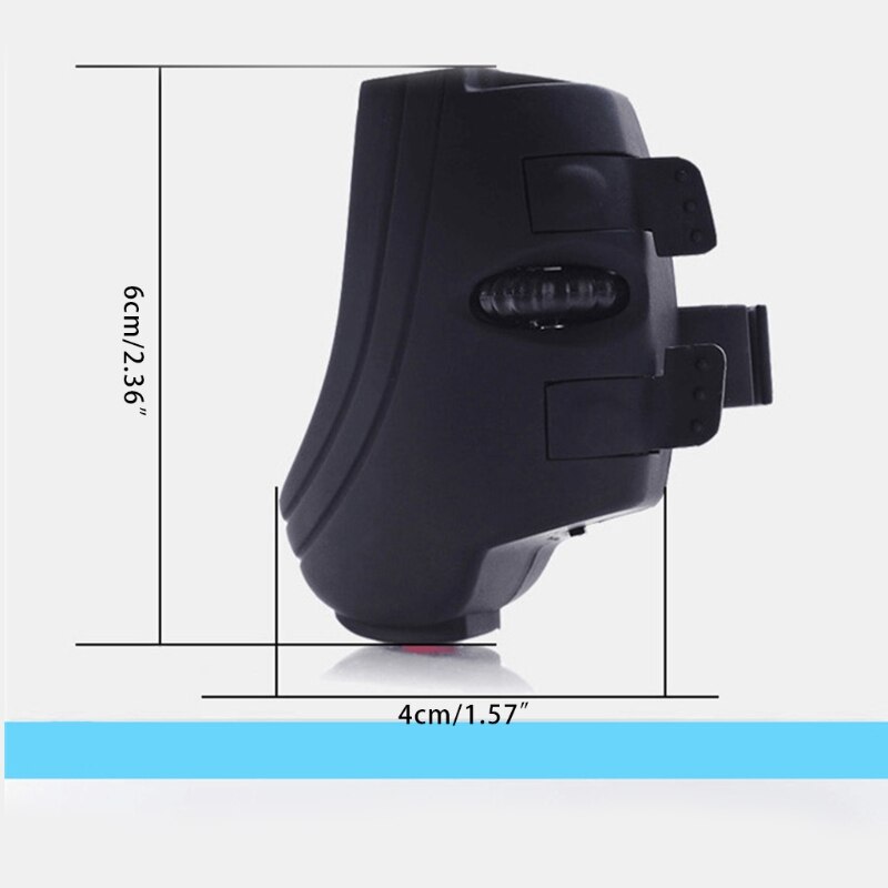 Mini Wireless USB Handheld Finger Mouse Ergonomic Cordless Mouse Ring Lazy Optical Ring Mice 1000Dpi for Laptop Desktop