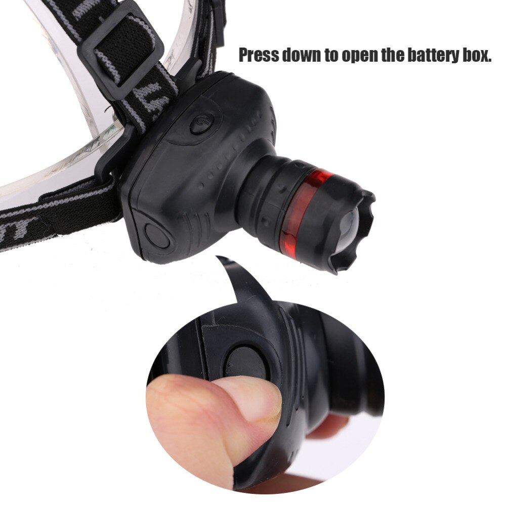 Pocketman Mini LED Headlamp – 8500LM, 3 Modes, Waterproof, Runs On AAA Batteries
