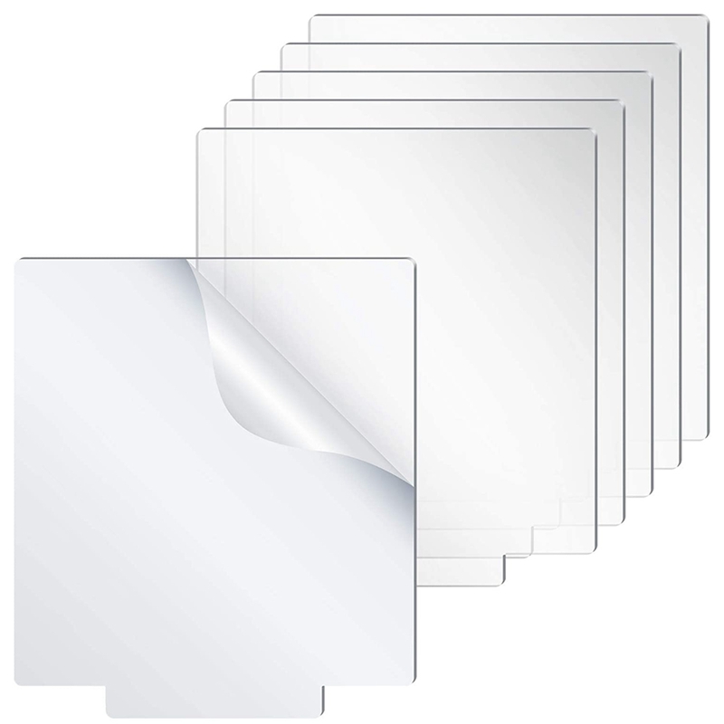 Acrylic Sheet Clear Cast for LED Light Base Table Signs DIY Display Projects Craft Led Lights for Projects 6 Pieces: Default Title