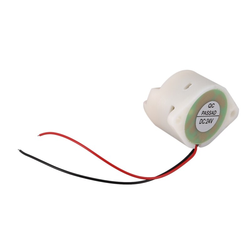 Dc 6-24V 30mA 2 Draad Industriële Rode Led Flash Alarm Buzzer Sirene 90dB