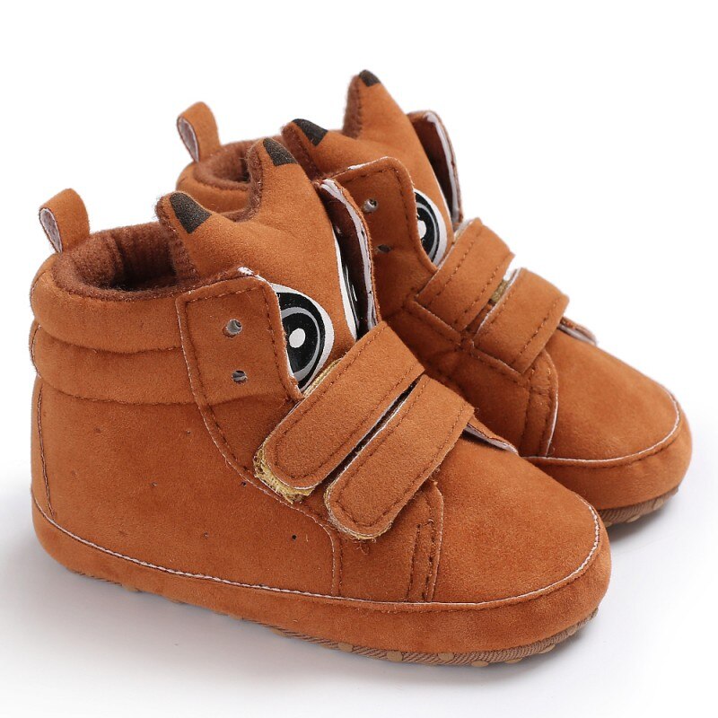 Lente Herfst Modellen Hoge Hulp Laarzen Baby Jongens Meisjes Schattige Zachte Bodem Casual Antislip Schoenen Mode kinderen \'s Schoenen: Oranje / 2