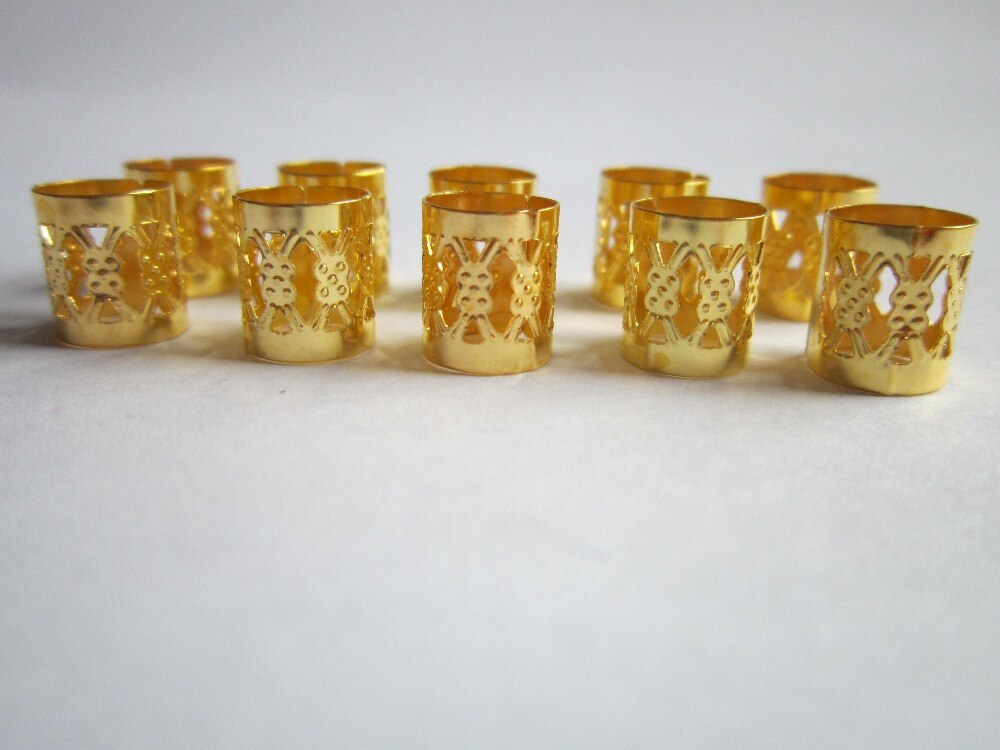 Acquista 50 Pezzi Treccia Per Capelli Dreadlock Perline Polsini Anelli Accessori Per Tubi Cerchio Cerchio Anelli Per Capelli Approssimativi In Italia A Partire Da 1.3 - Foto 6