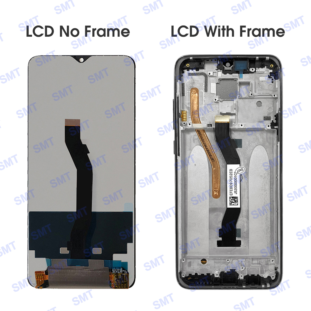 AAA LCD For Xiaomi Redmi Note 8 Pro LCD Display Screen with Frame For Redmi Note8Pro M1906G7I Display Screen