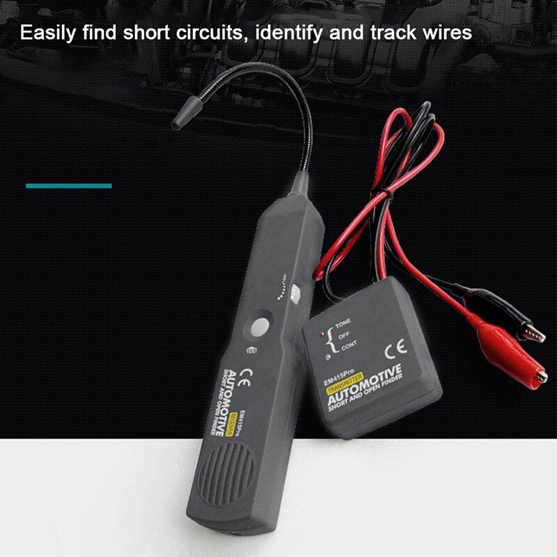 Automotive Circuit Tester Cable Wire Short Open Finder Short Circuit Tracker Car Tracer Diagnose Finder