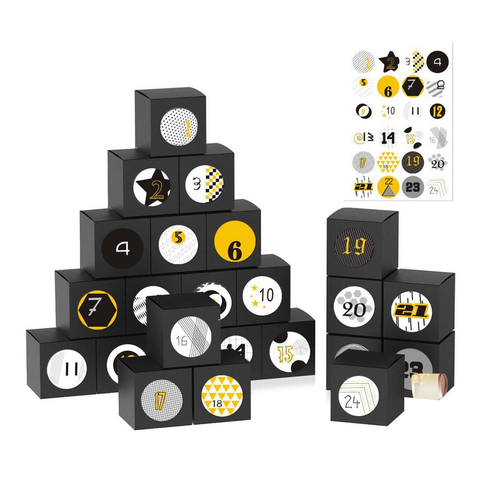 2024 DIY Adventkalender Lege Dozen,Kerst Adventkalender Doos met 24 Vakjes (5x5x5cm),Lege Cadeaudoos Adventkalender om Zelf in te Vullen,Kerst Cottage 2024 DIY Adventkalender Lege Dozen,Kerst Adventkalender Doos met 24 Vakjes (5x5x5cm),Lege Cadeaudoos Adventkalender om Zelf in te Vullen,Kerst Cottage